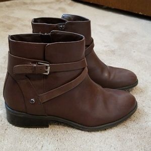 Lauren Ralph Lauren Marsha-Bo-Csl Brown Leather 9M